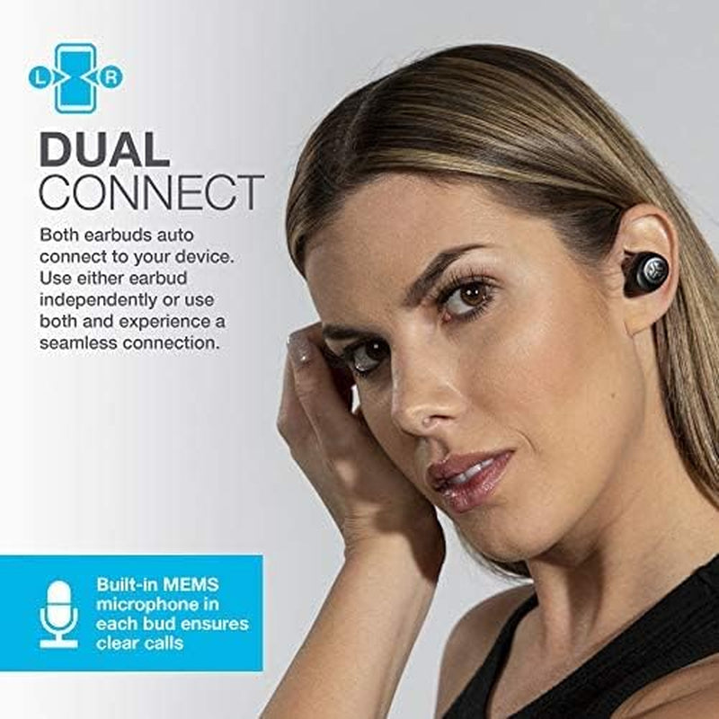 JLab Go Air True Wireless Bluetooth Earbuds with Charging Case