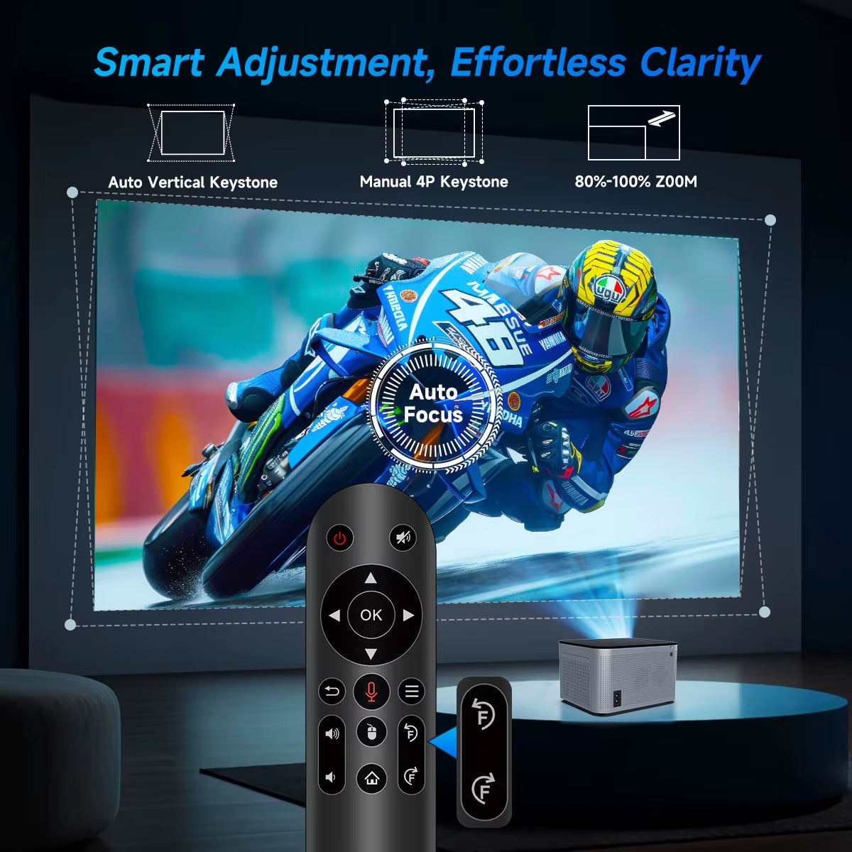 Android 11 4K Smart Projector 