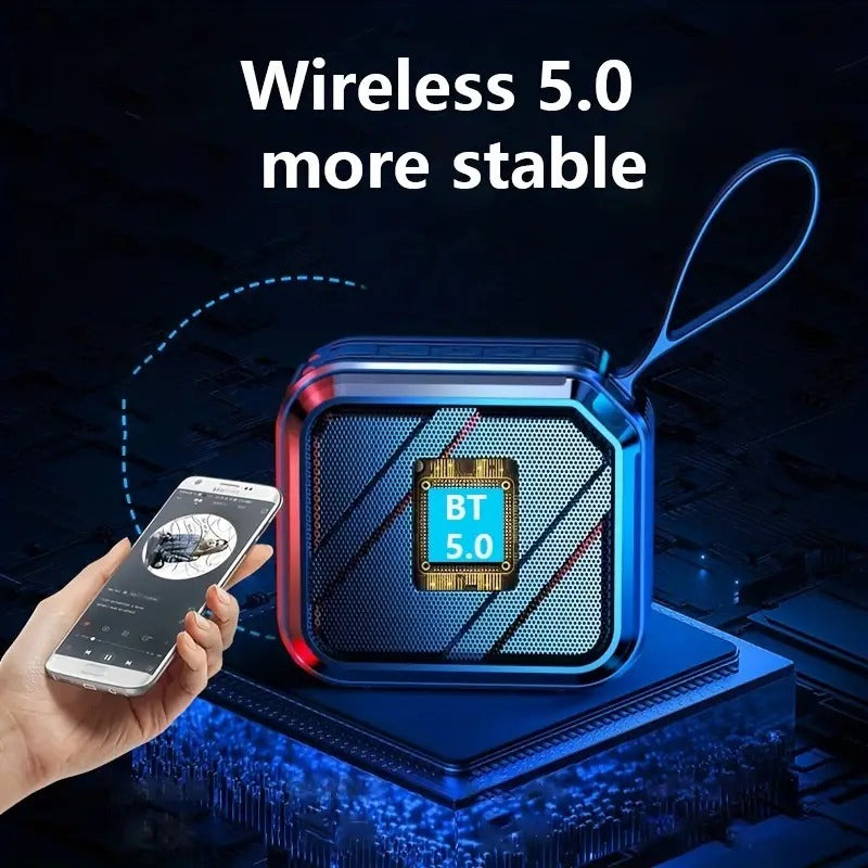 SANSUI Nomad 3D | Portable Wireless Bluetooth 5.0 Speaker – 3D Surround Sound Subwoofer