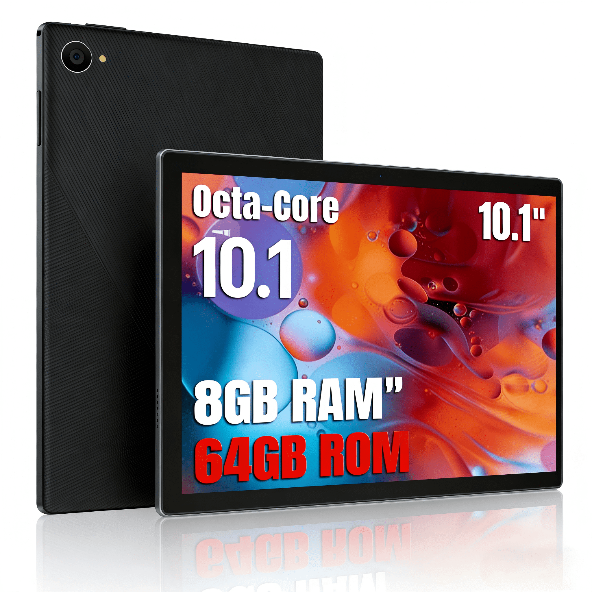 Android 14 Tablet: 10.1 Inch, 8GB RAM + 64GB ROM (1TB)