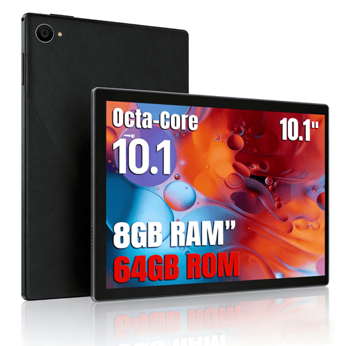 Android 14 Tablet: 10.1 Inch, 8GB RAM + 64GB ROM (1TB)