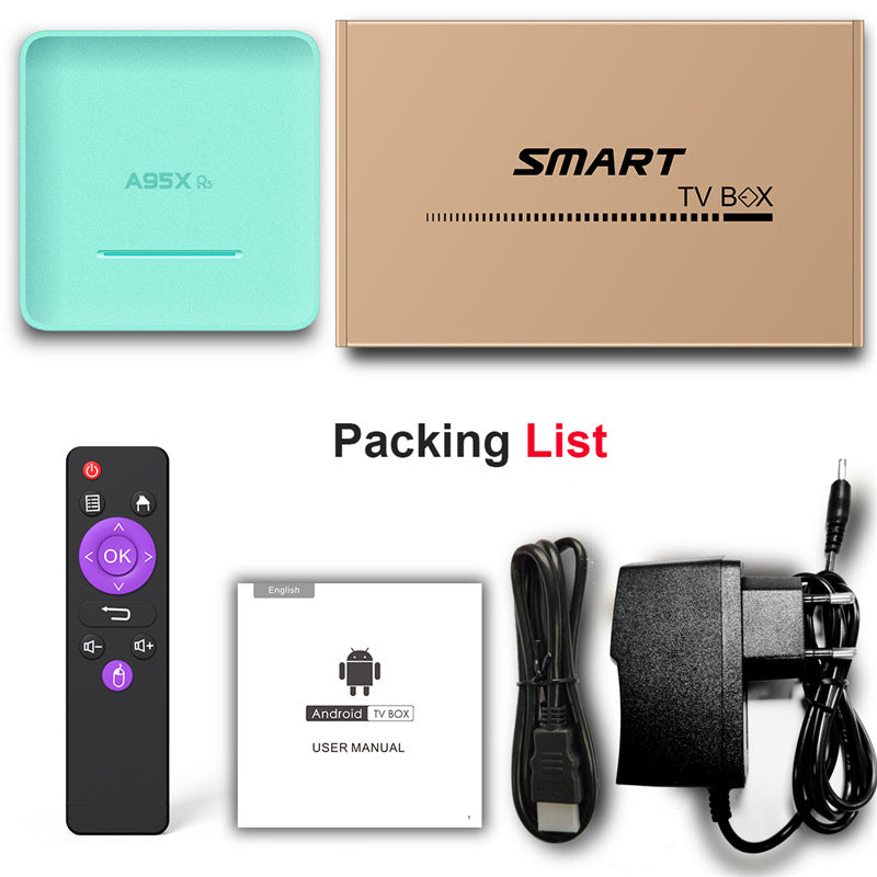 A95X R5 RK3318 Android 10.0 TV Box 64GB Storage