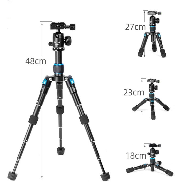Beixin Mini Aluminum Tripod for Phones and Live Streaming