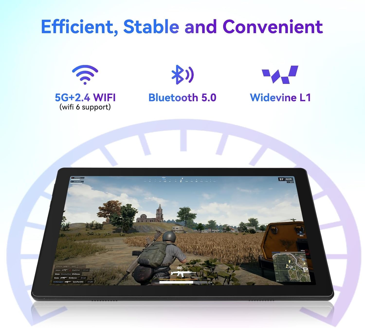 Android 14 Tablet: 10.1 Inch, 8GB RAM + 64GB ROM (1TB)