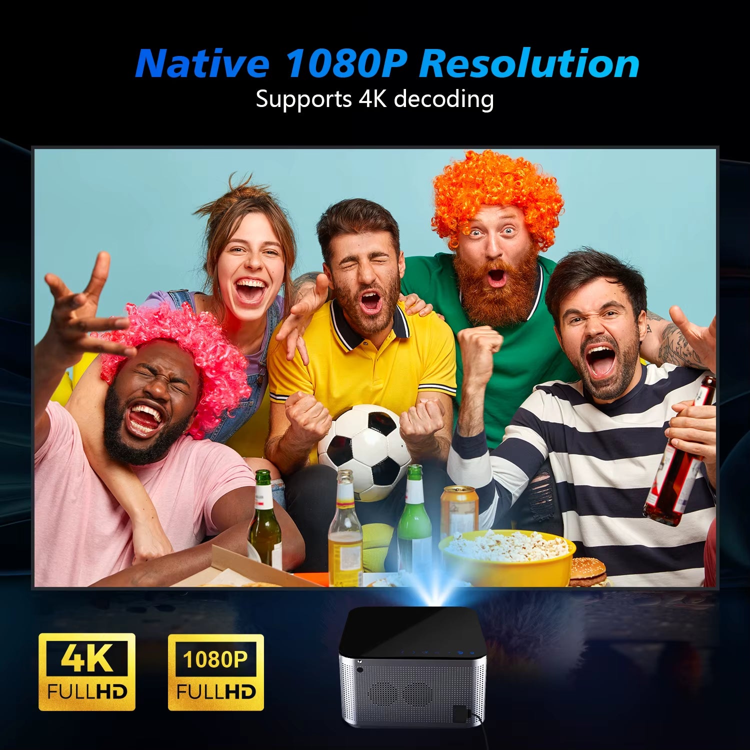 Android 11 4K Smart Projector 