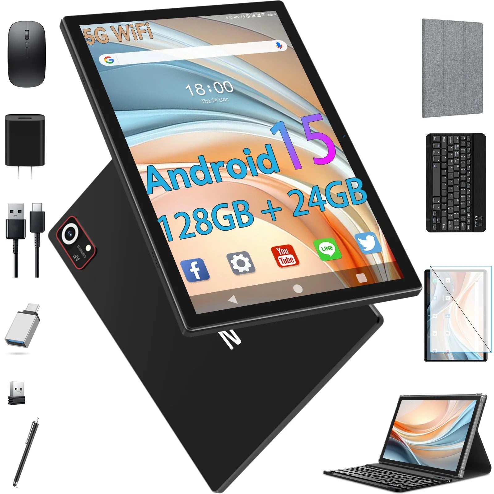Android 15 Tablet: 10 Inch